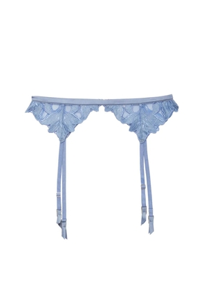 Fleur Du Mal Lily garter belt - Blue