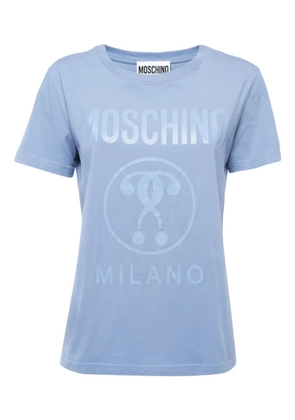 Moschino Pre-Owned logo-print T-shirt - Blue