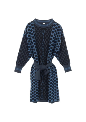 Hermès Pre-Owned long-sleeved dress - Blue