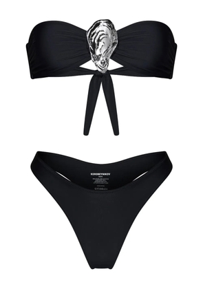 KOROBEYNIKOV shell-embellished bikini - Black