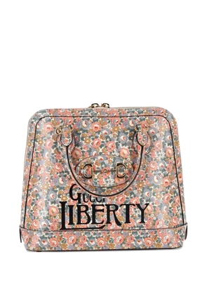 Gucci Pre-Owned 1955 Horsebit Liberty London floral-print tote bag - Pink