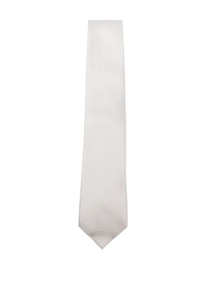 Errico Formicola textured tie - Grey