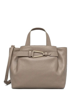 Coccinelle buckle-detail top-handle tote bag - Brown