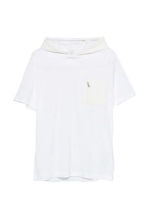 Eleventy hooded pocket T-shirt - White