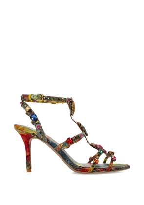 Kurt Geiger London jewel gladiator heeled sandals - Yellow