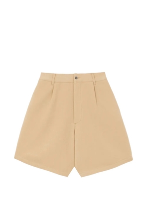 Fortela Julian buttoned back-pocket bermuda shorts - Neutrals