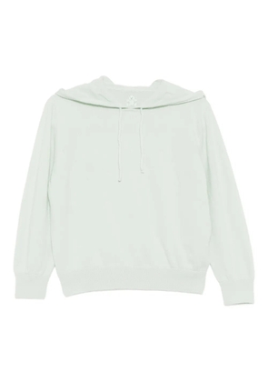 Teddy Cashmere logo-embroidered hoodie - Green