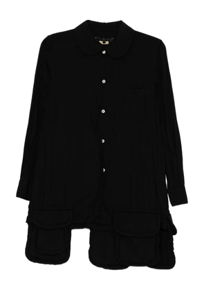 Comme Des Garçons Comme Des Garçons crease-effect blouses - Black