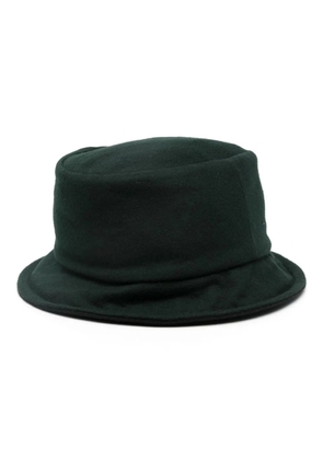 Canali logo-patch bucket hat - Green