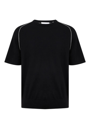 Helmut Lang contrast-seam T-shirt - Black