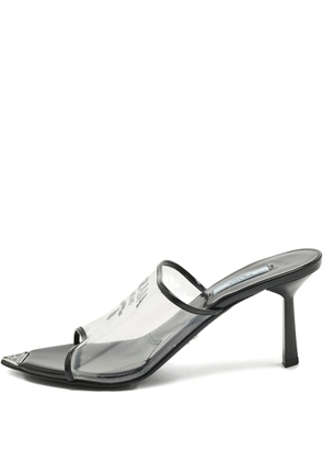 Prada Pre-Owned logo open-toe sandals - White