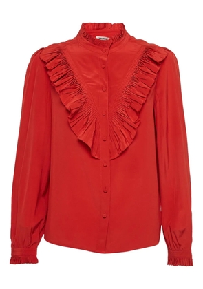 Zadig&Voltaire pre-owned ruffled-front blouse - Red