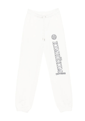 Kimhekim logo-appliqué track pants - White