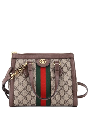 Gucci Pre-Owned Ophidia Top Handle GG Coated Canvas Small tote bag - Brown