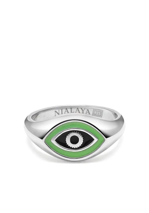 Nialaya Jewelry Evil Eye ring - Silver