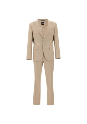 BOSS button peaked lapels suit (set of two) - Neutrals