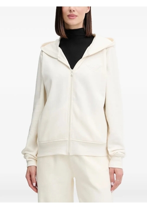 Emporio Armani zip-up hoodie - White