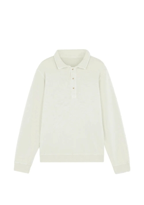 Fortela Hunting button long-sleeves polo shirt - Neutrals
