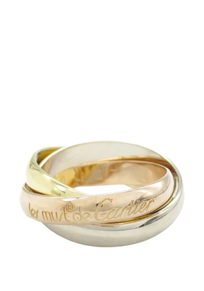 Cartier 2010s Trinity logo-engraved ring - Gold
