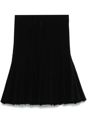 Alaïa Pre-Owned 2000s pleated mini skirt - Black