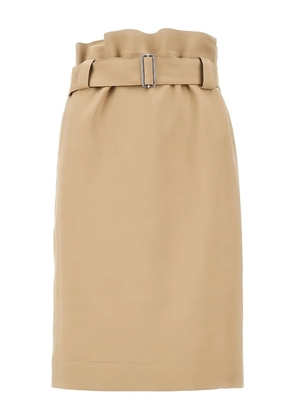 MSGM belted pencil skirt - Neutrals