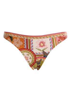 Agua By Agua Bendita Ilu Fiore bikini bottoms - Orange
