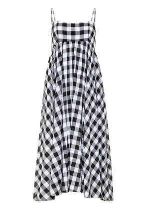 AZEEZA Rachel gingham midi dress - Black