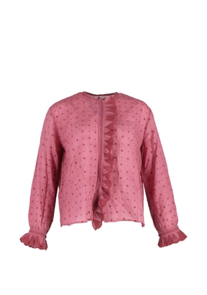 Isabel Marant Vintage Polka Dot ruffle blouse - Pink