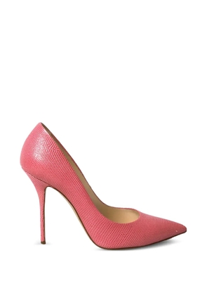 Casadei Vintage leather pointed pumps - Pink