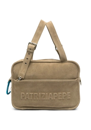Patrizia Pepe (IM)Perfection embossed suede tote bag - Green