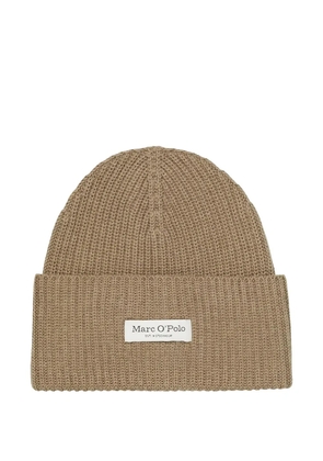 Marc O'Polo ribbed-knit beanie - Neutrals