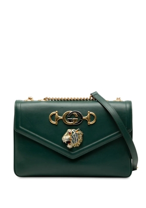 Gucci Pre-Owned 2016-2025 Medium Leather Rajah crossbody bag - Green