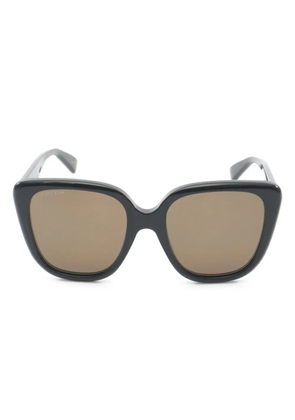Gucci Pre-Owned 20s square-frame tinted sunglasses - Black