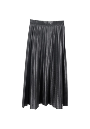 BOSS perforated pleated skirt - Black