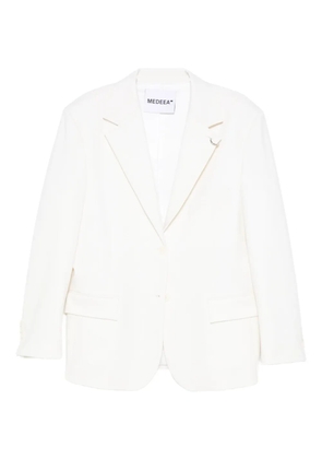 MEDEEA single-breasted blazer - White
