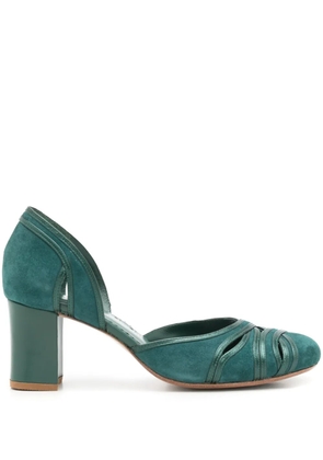Sarah Chofakian Brive 55mm leather pumps - Green
