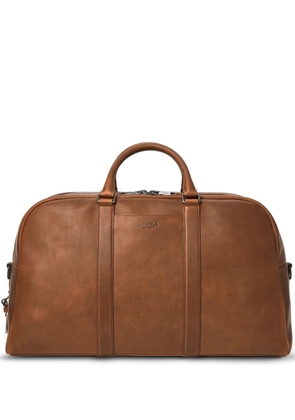Shinola Runwell leather duffle bag - Brown