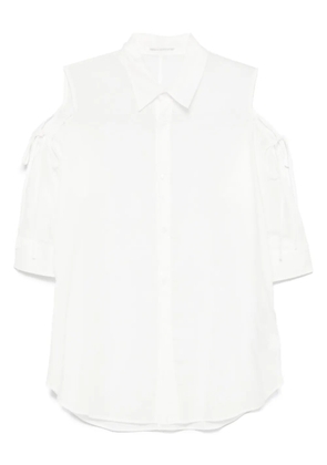 Yohji Yamamoto cut-out shirt - White
