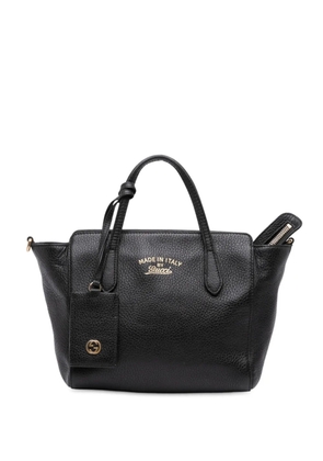 Gucci Pre-Owned 2016-2025 Mini Leather Swing satchel - Black