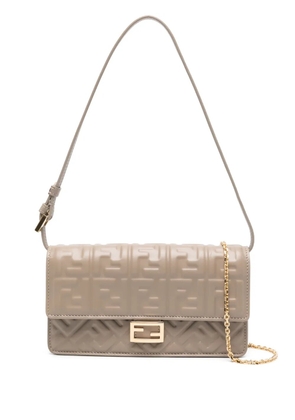 FENDI Wallet On Chain Baguette shoulder bag - Neutrals