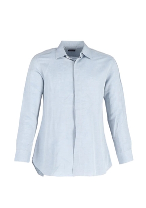 Ermenegildo Zegna Vintage buttoned long-sleeve shirt - Blue