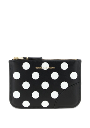 Comme Des Garçons Wallet polka dot print wallet - Black
