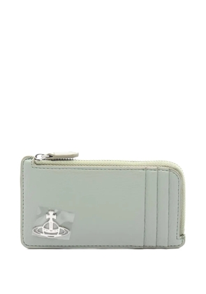 Vivienne Westwood Pre-Owned 2020s logo-plaque leather wallet - Green