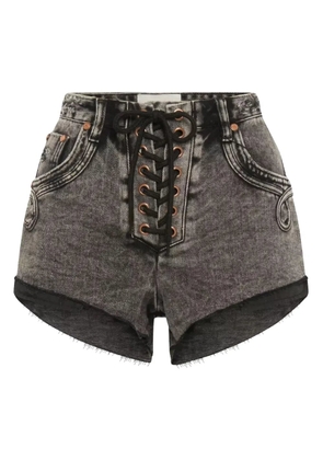 One Teaspoon lace-up shorts - Grey