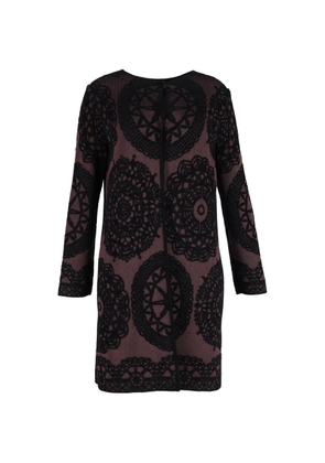 M Missoni Vintage patterned knit coat - Brown