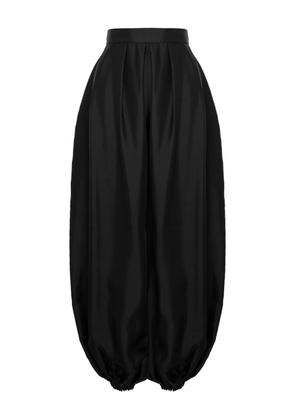 MANURÍ Bazar pleated trousers - Black