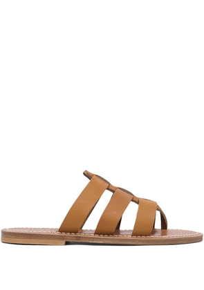 K. Jacques leather sandals - Brown