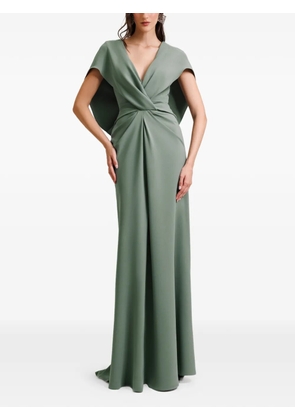 Gemy Maalouf draped maxi dress - Green