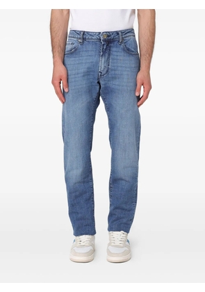 Incotex logo-patch jeans - Blue