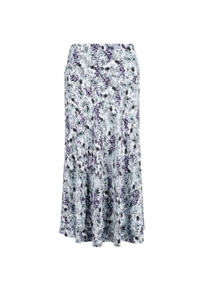 ERDEM floral-print midi skirt - White